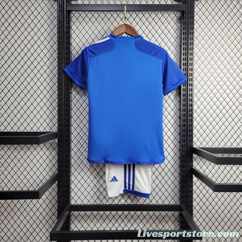 24/25 Kids Cruzeiro Home Jersey