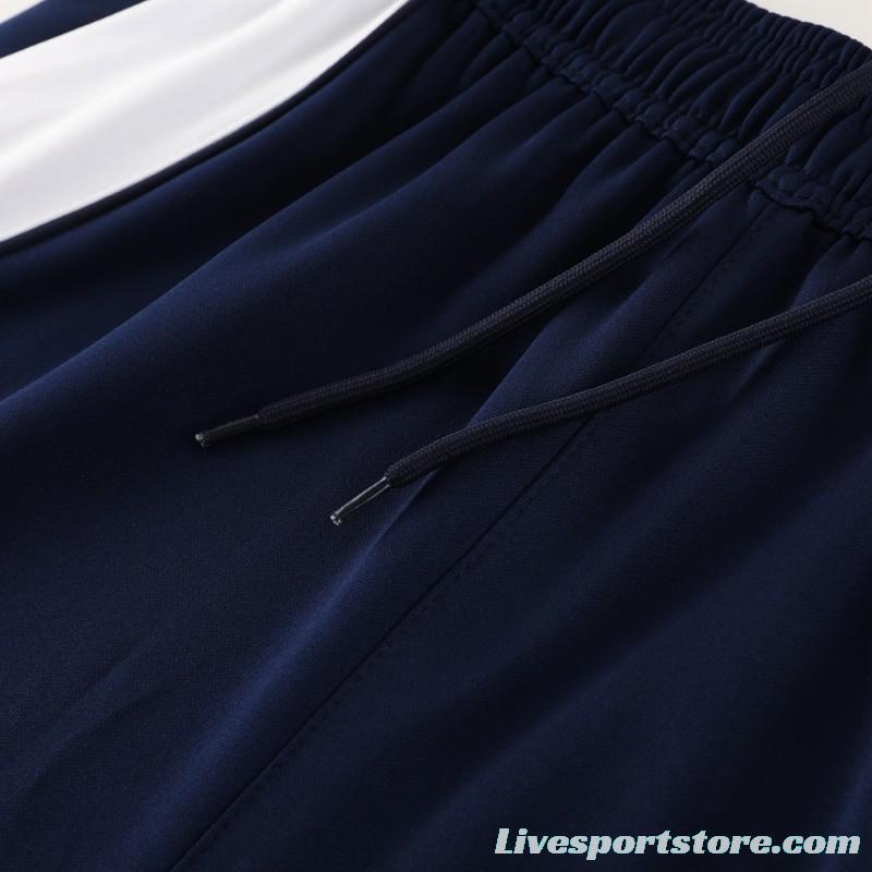 2024 Adidas Navy Half Zipper Jacket+Pants