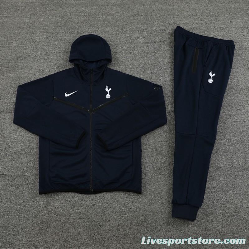 23/24 Tottenham Hotspur Full Zipper Hoodie Jacket+Pants