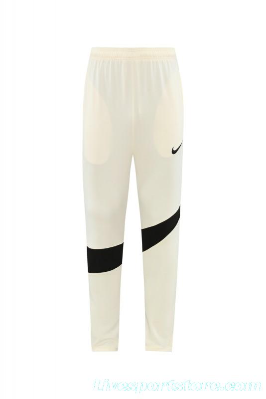 2024 Nike Light Yellow/Black Half Zipper Jacket+Pants