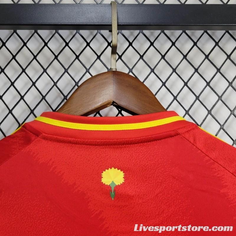 2024 Kids Spain Home Jersey