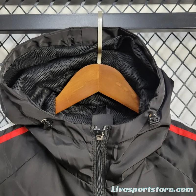 2024 Belgium Black Windbreaker