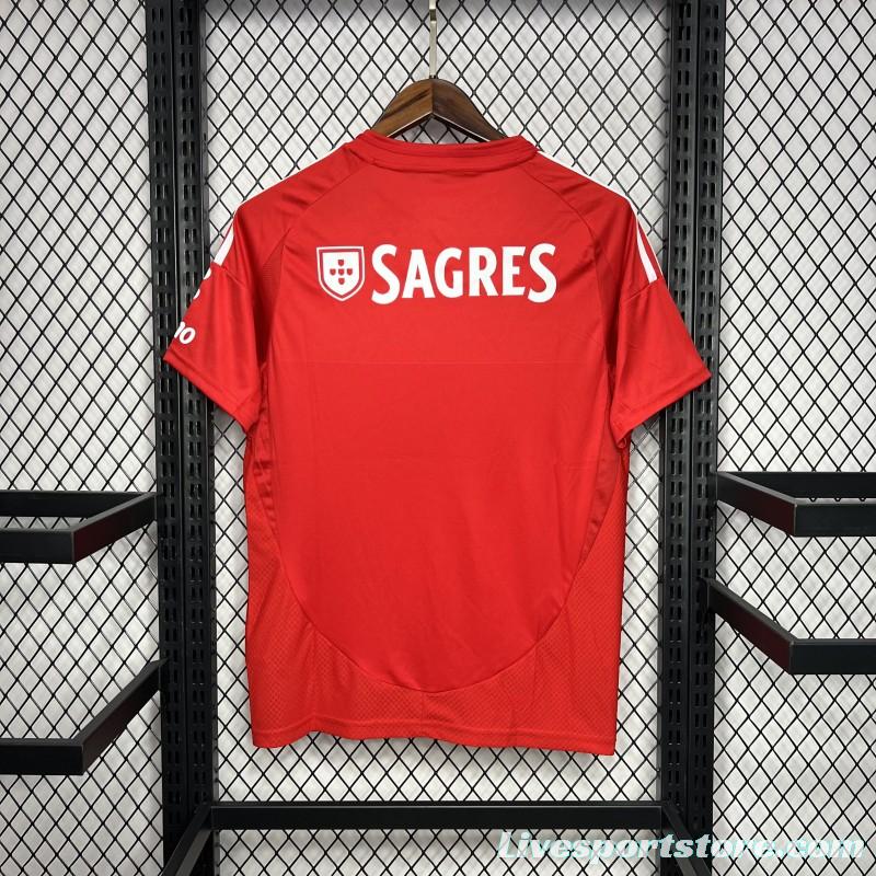 24/25 Benfica Home Jersey