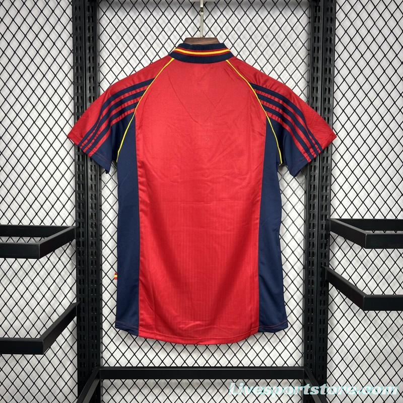 Retro 1998 Spain Home Jersey