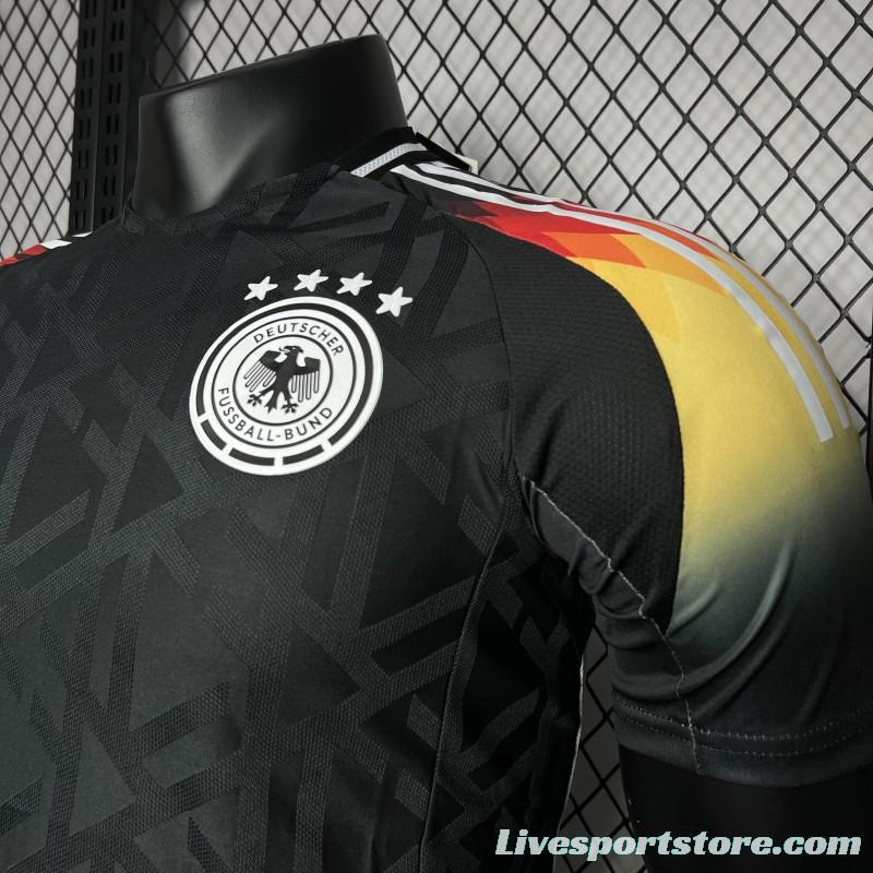 Player Version 2024 Germany Euro Black Pre-match Training Jersey