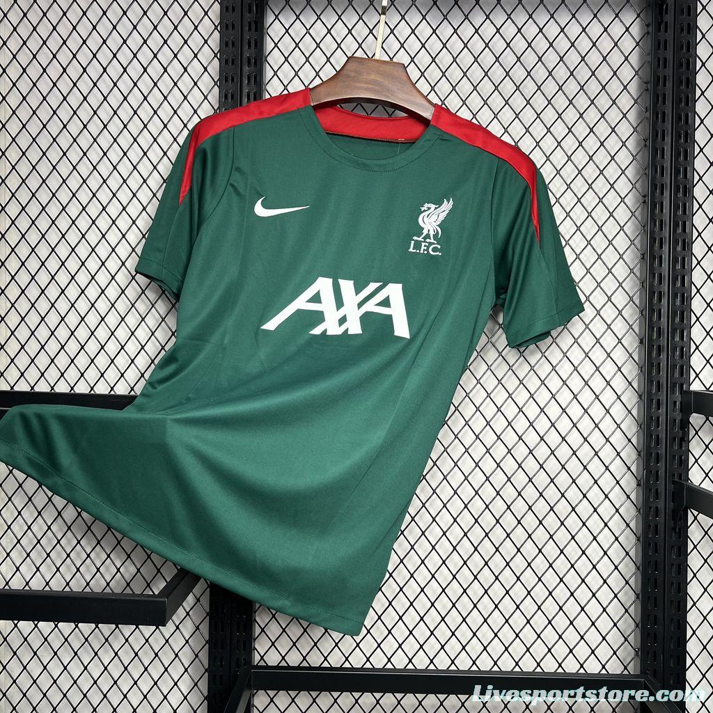 24/25 Liverpool Dark Green Pre-match Jersey