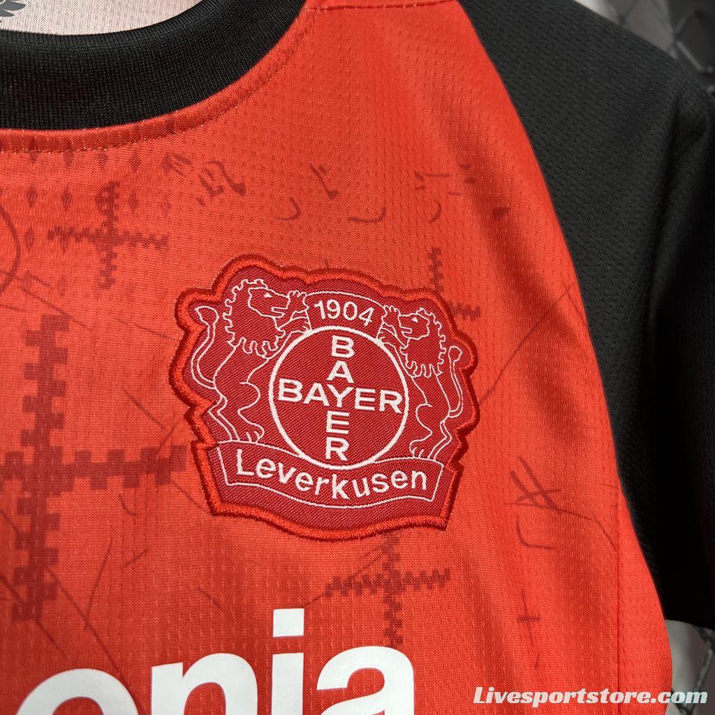 24/25 Kids Bayer 04 Leverkusen Home Jersey