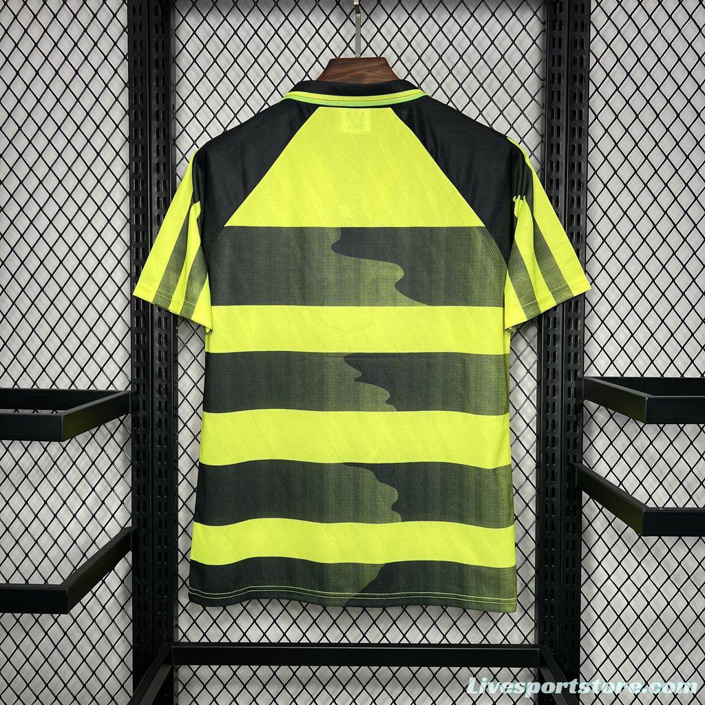 Retro 96/97 Celtic Away Yellow/Black Jersey