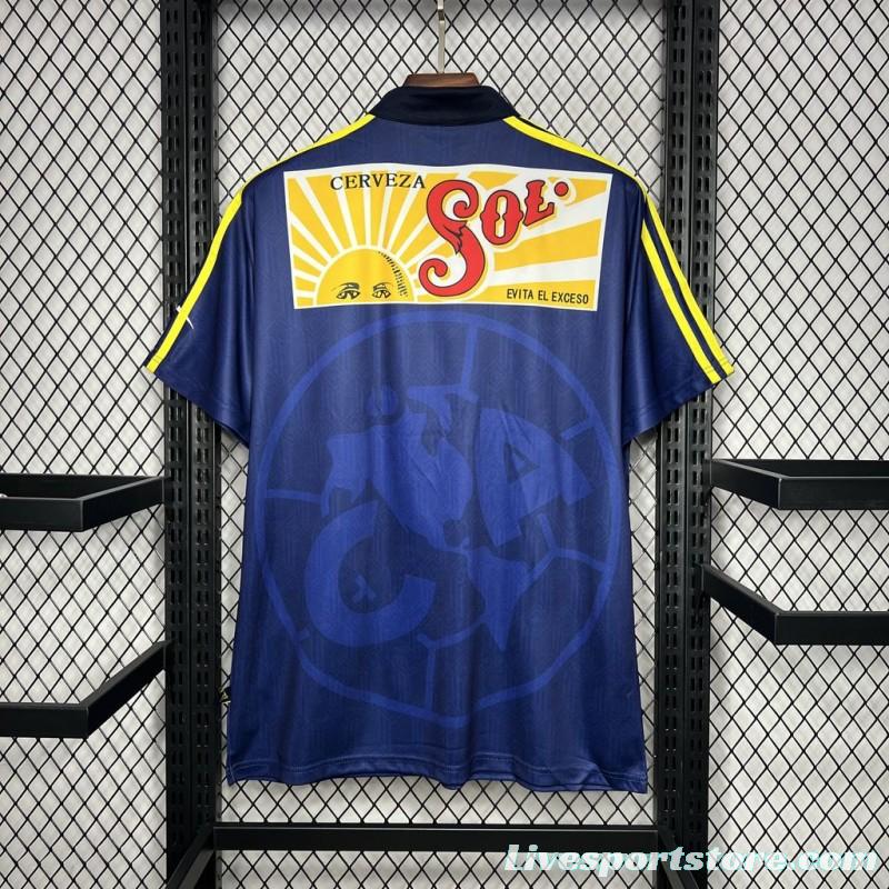 Retro 98/99 Club America Away Navy Jersey