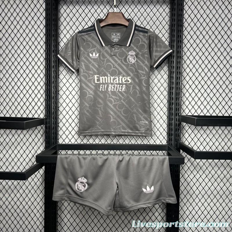 24/25 Kids Real Madrid Third Black Jersey