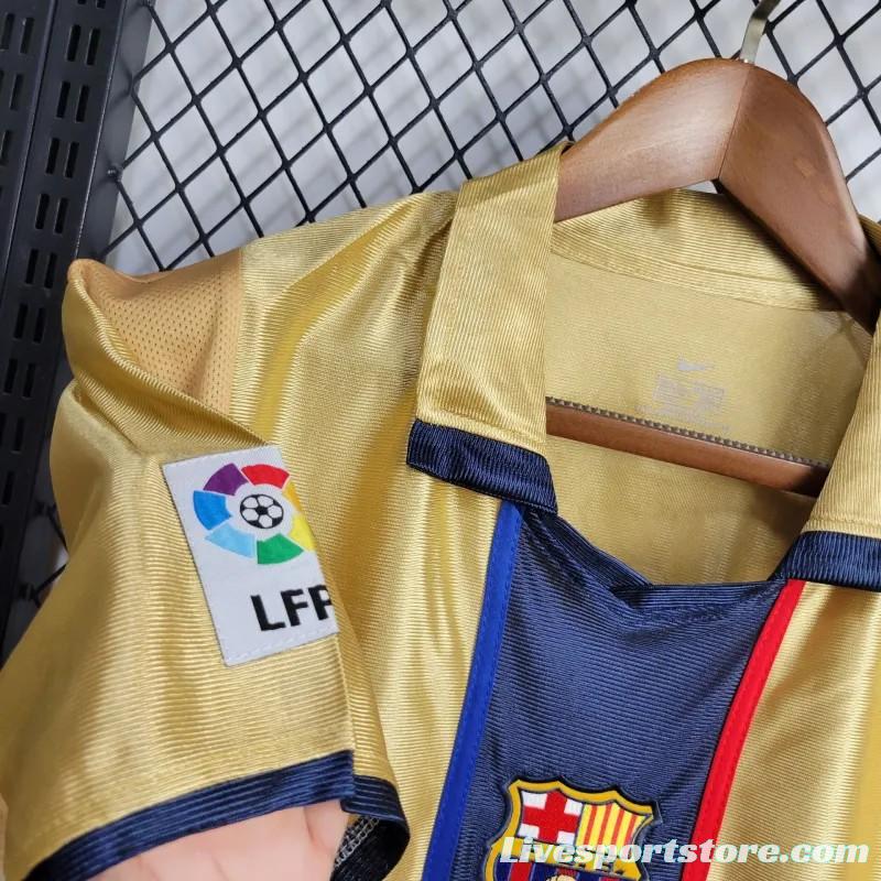 Retro 01/02 Barcelona Away Jersey