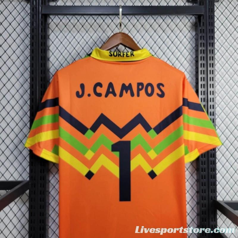 Retro 1994 Mexico Jorge Campos Home Green Goalkeeper