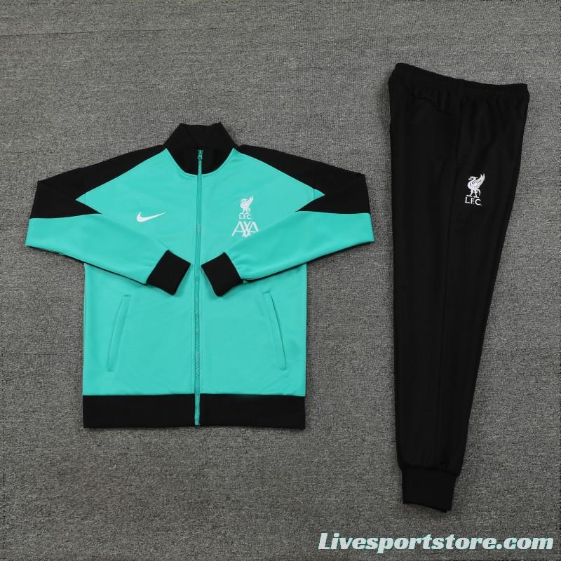 24/25 Liverpool Green Full Zipper Jacket +Long Pants