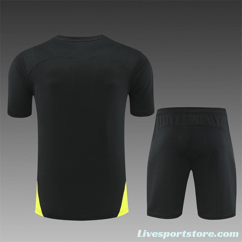 24/25 Borussia Dortmund Black Short Sleeve Jersey+Shorts