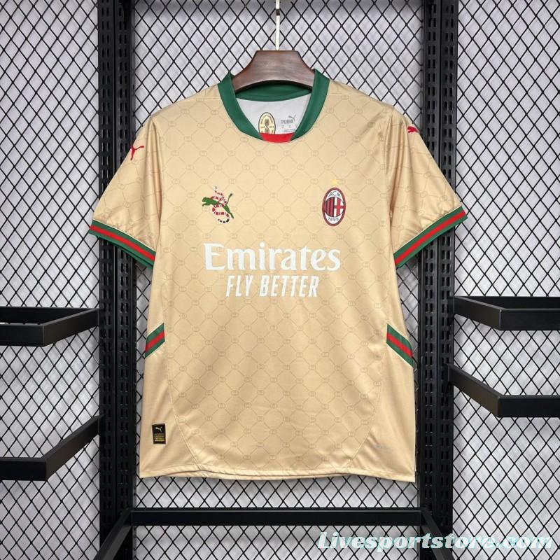 24/25 AC Milan x Gucci Golden 125th Anniversary Jersey