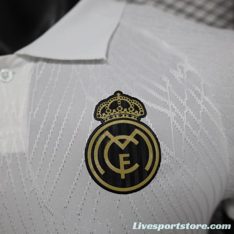 Player Version 24/25 Real Madrid Dragon White Special Jersey