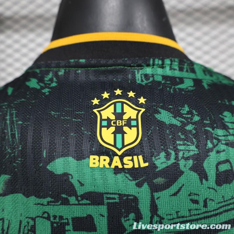 Player Version 2024 Brazil Green Special Jersey