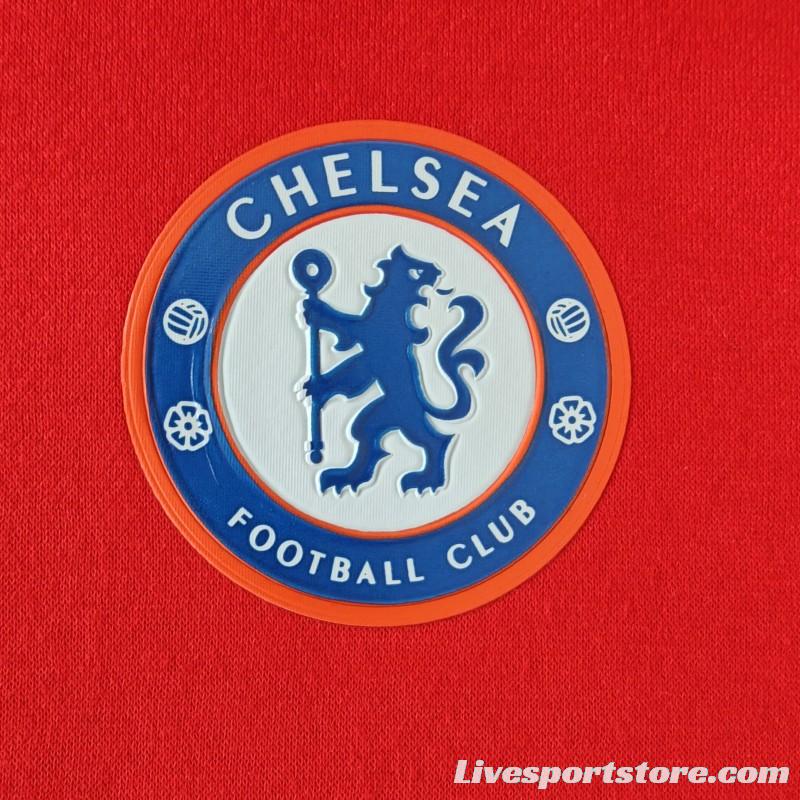 24/25 Chelsea Navy/Red/Black/Beige/Grey Hoodie WIth Black Badge