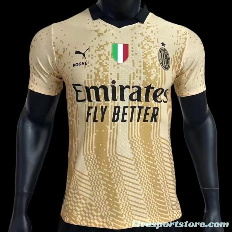 Player Version 22/23 AC MILAN Goalkeeper X KOCHÉ 4TH Golden Jersey