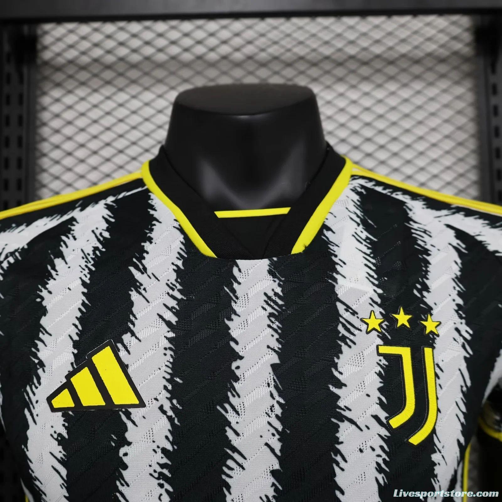 Player Version 23/24 Juventus home Jersey