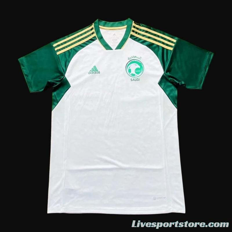 2023 Saudi Arabia Away White Jersey