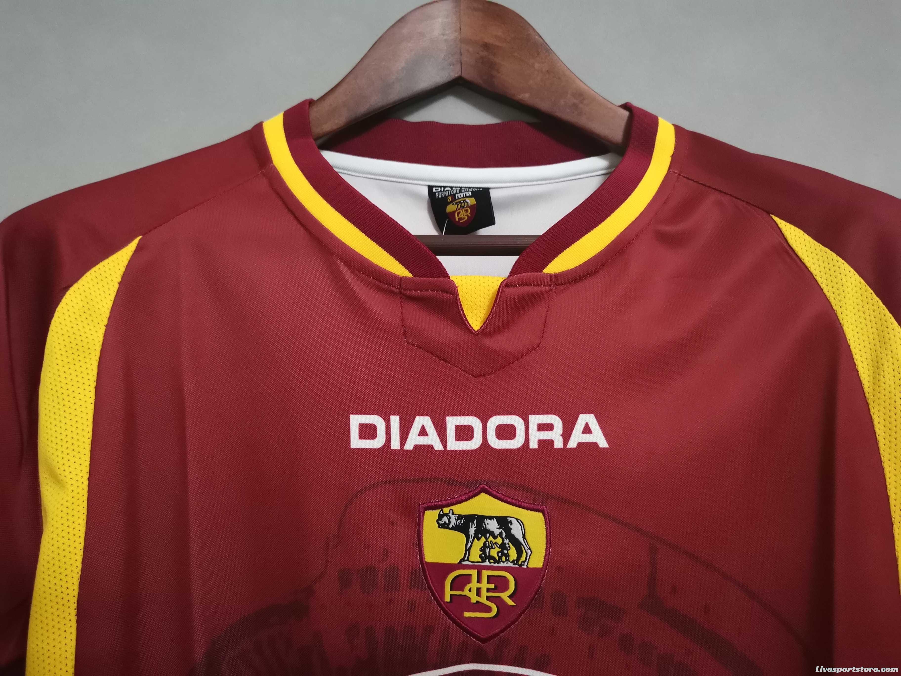 Retro 97 98 Roma Home Jersey