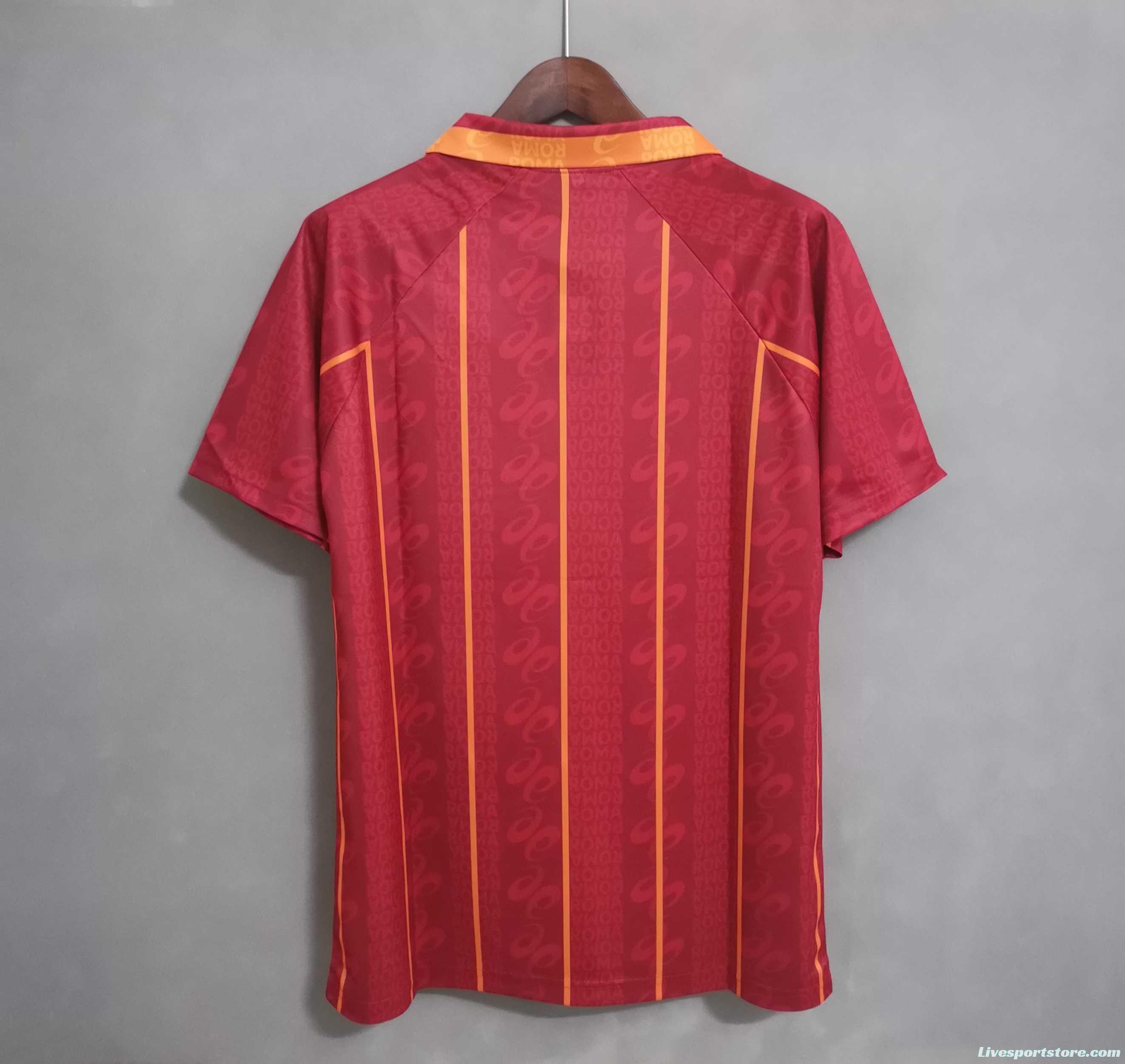 Retro 96 97 AS Roma Home Jersey