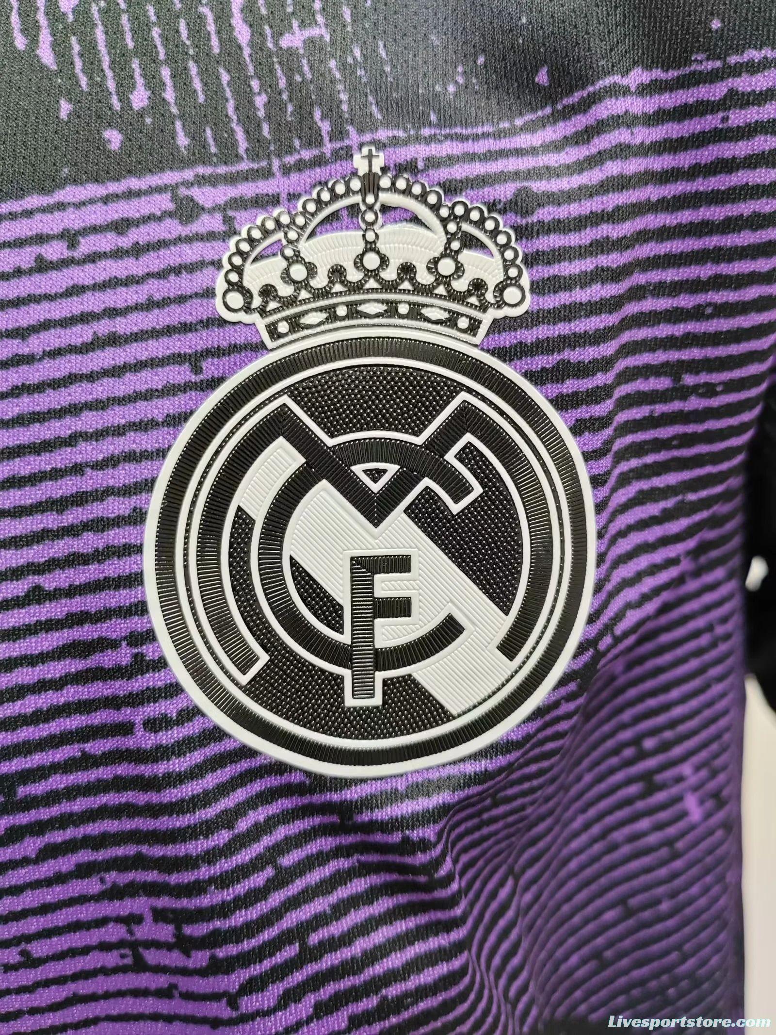 23/24 Real Madrid Purple Training Jersey