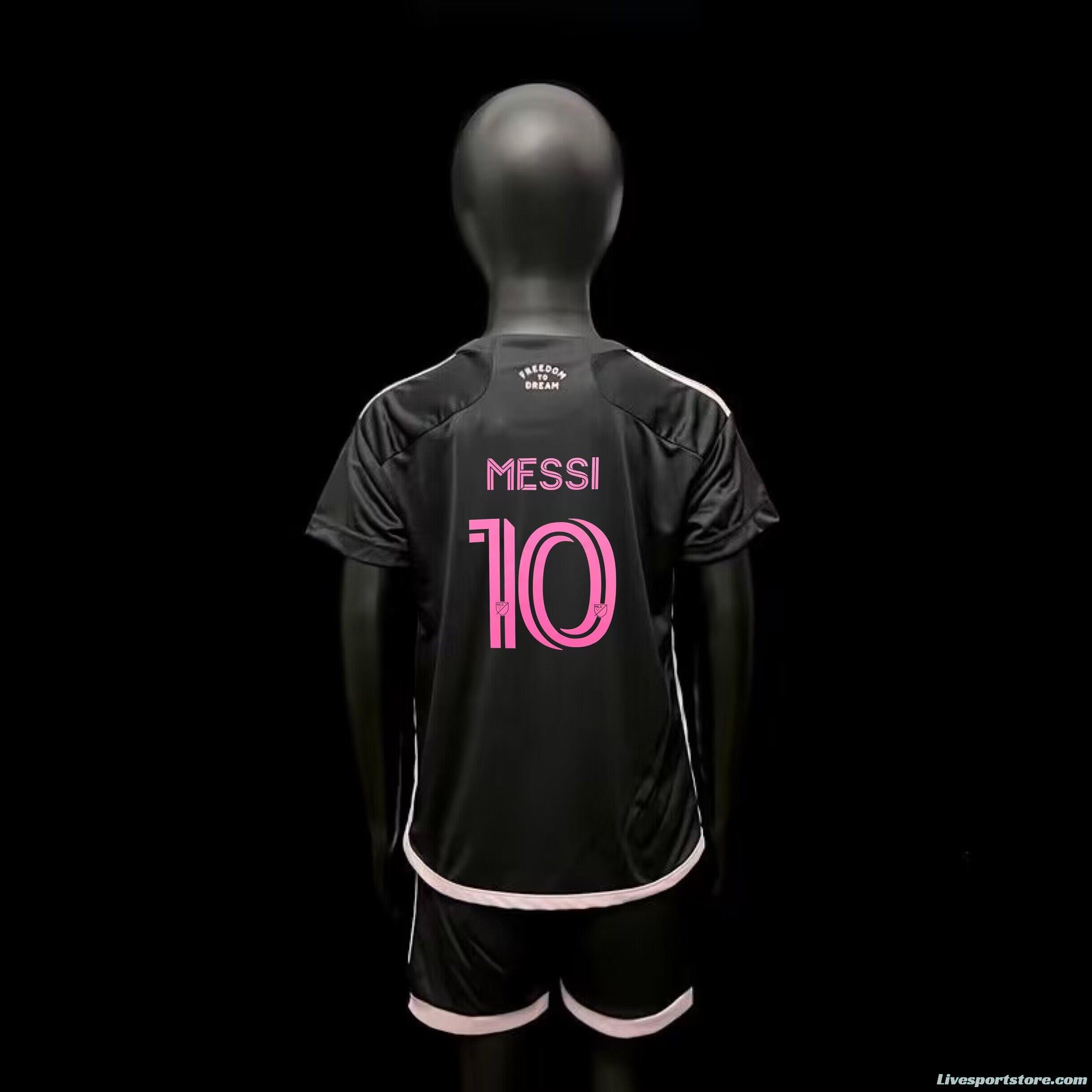 23/24 Kids Inter Miami MESSI Away Kids Jersey