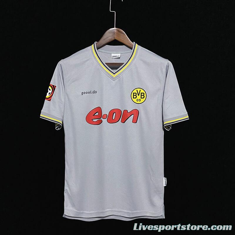 Retro 00/01 Borussia Dortmund Away Grey Jersey