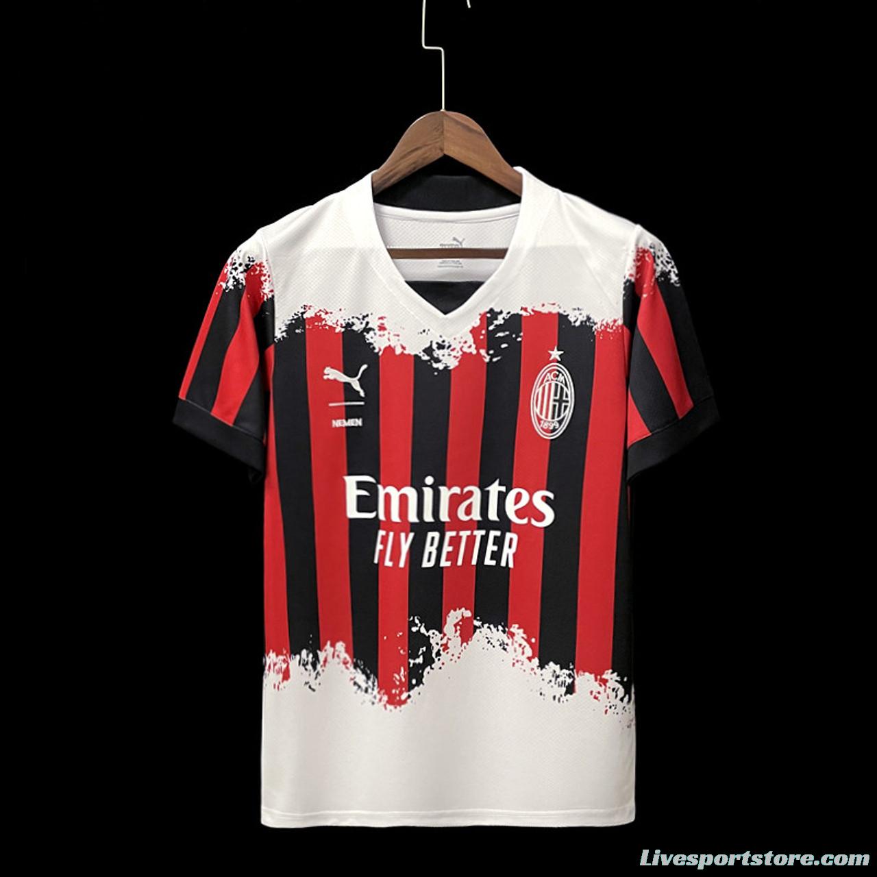 Retro 21/22 AC Milan x Nemen Forth Jersey