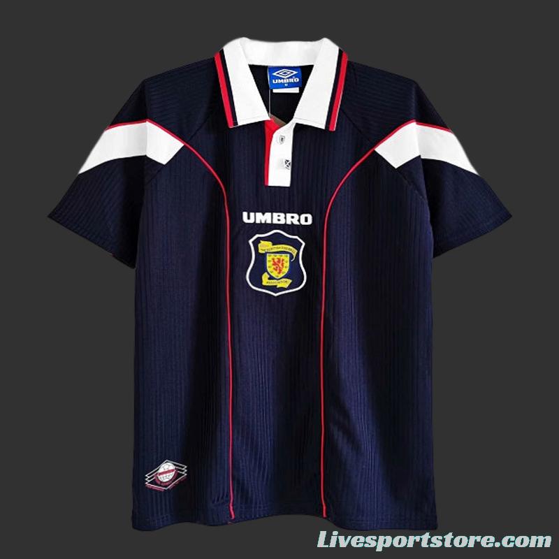 Retro 96/98 Scotland Home Jersey