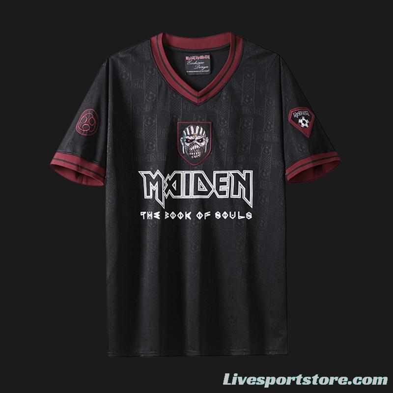 Retro 2016 West Ham United x Iron Maiden Black Jersey