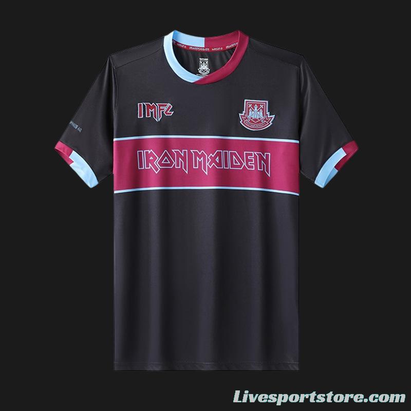 Retro 22/23 Iron Maiden X West Ham Black Jersey