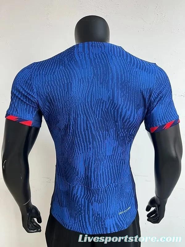 Player Version 23/24 USA Away Blue Jersey