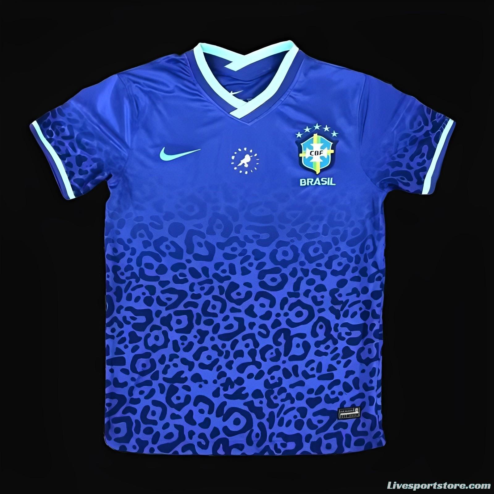 2023 Brazil Blue Training Jersey