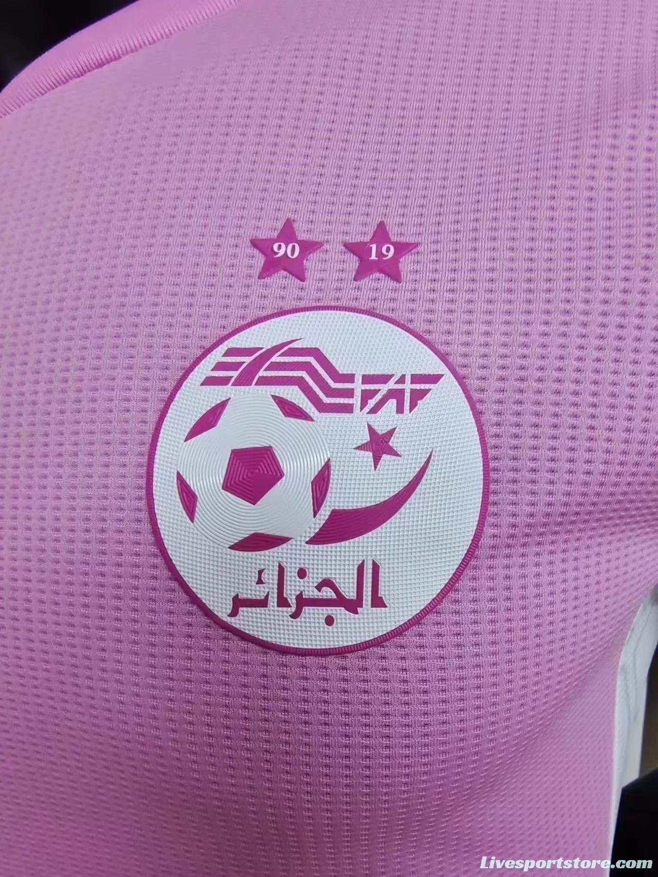 Player Version 2023 Algeria Pink Jersey