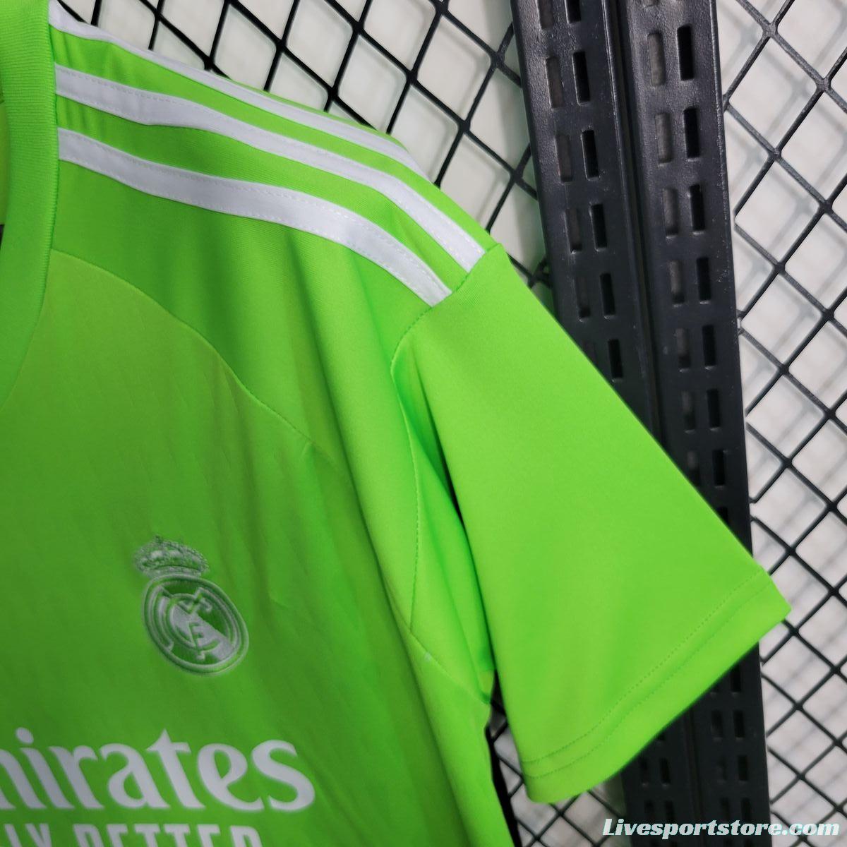 23/24 Real Madrid Green Goalkeeper Jersey