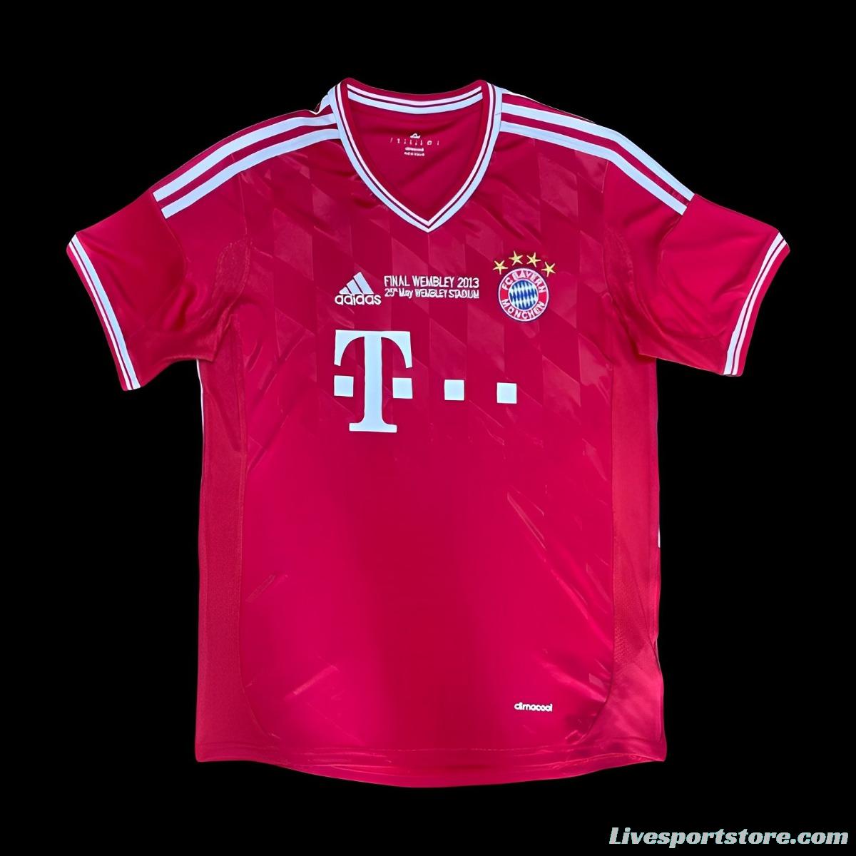 Retro 13/14 Bayern Munich Home Final Wembley Jersey