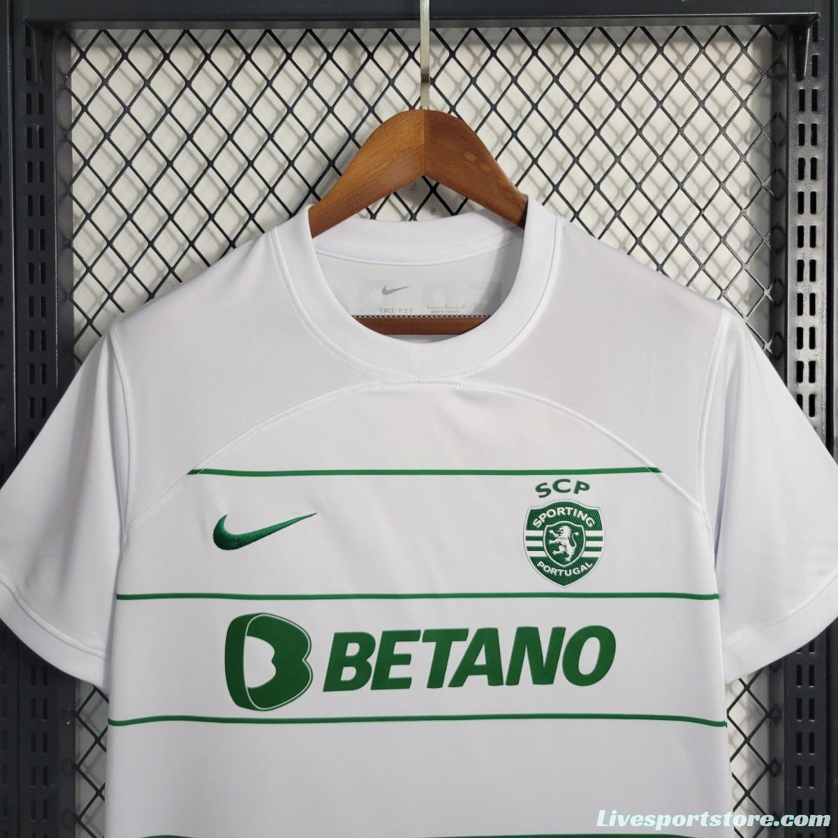 23/24 Sporting Lisbon Away White Jersey