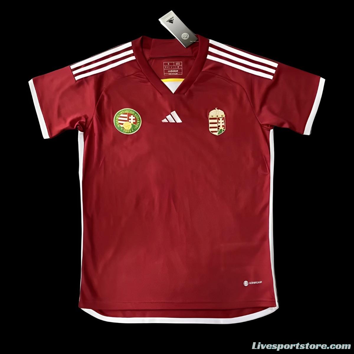 2022 Hungary Home Red Jersey