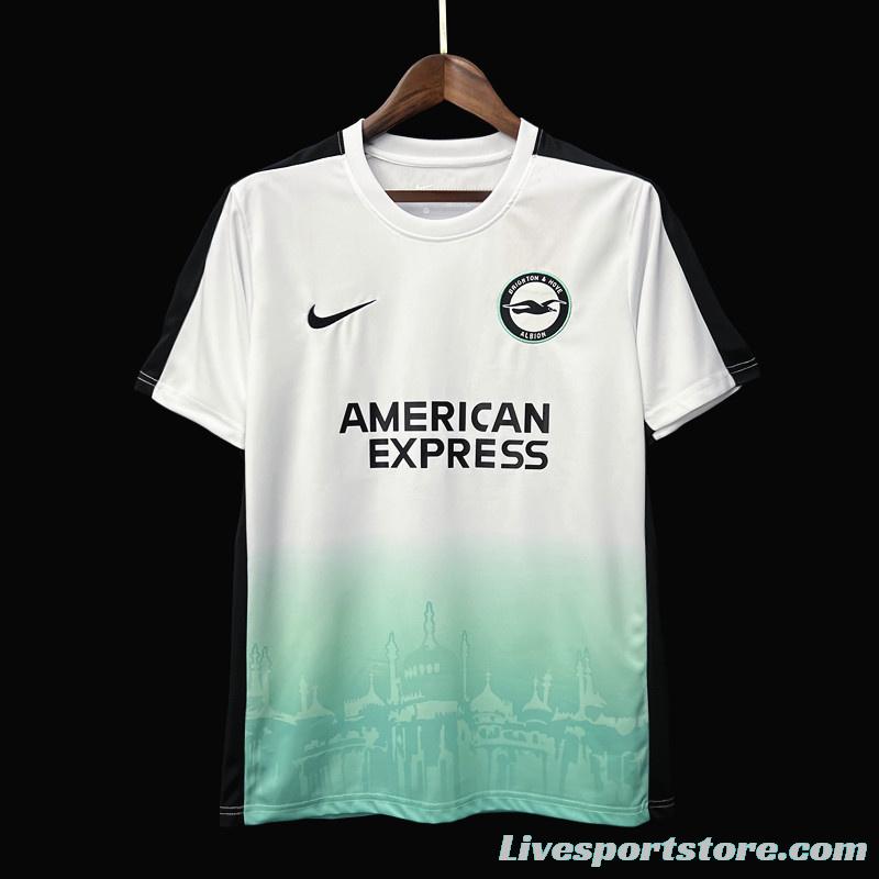 23/24 Brighton Europa League Version White Jersey