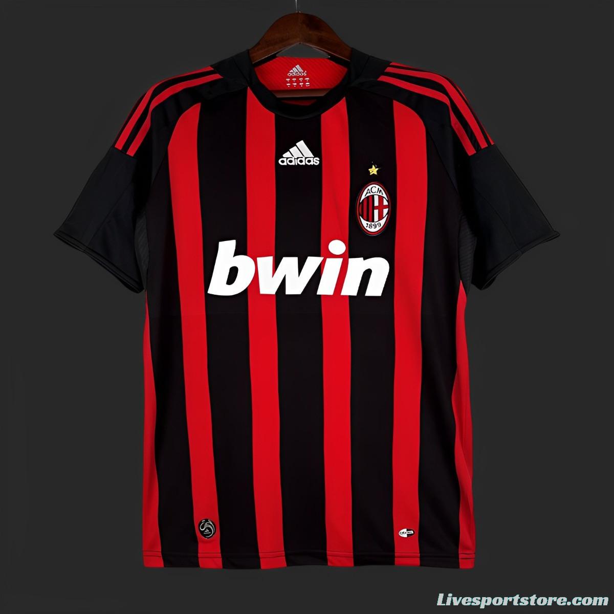 Retro 08/09 AC Milan Home Jersey