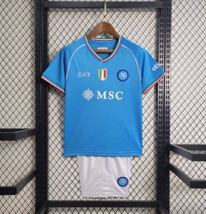 23/24 Kids Napoli Home Jersey