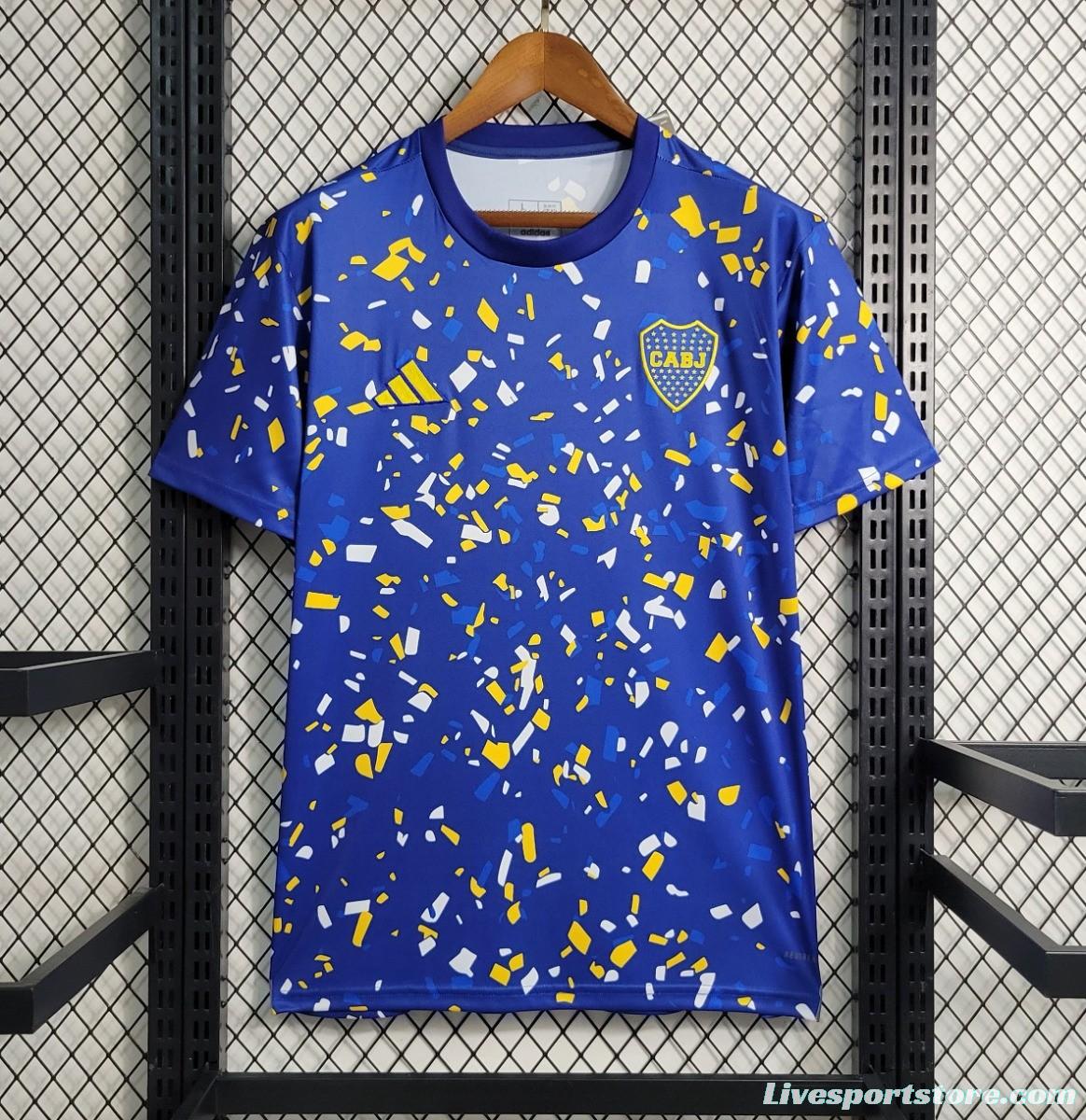 23/24 Boca Juniors Blue Training Jersey