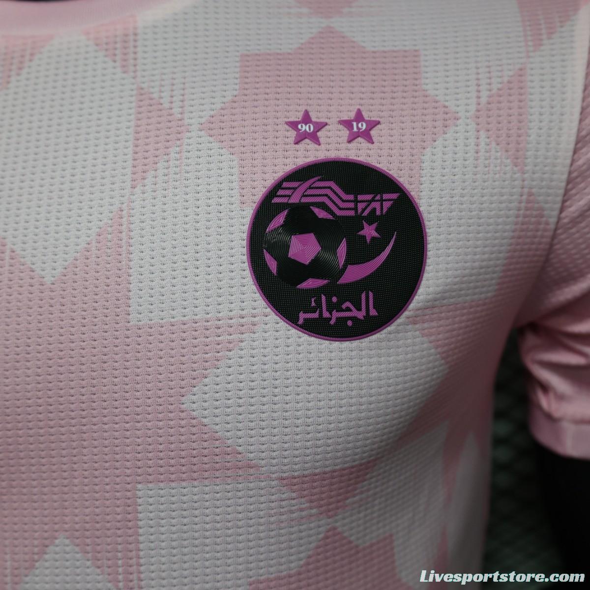 Player Version 2023 Algeria Pink Special Jersey