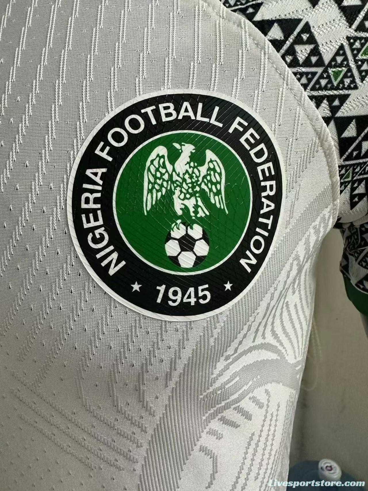 Player Version 2022 Nigeria White Jersey