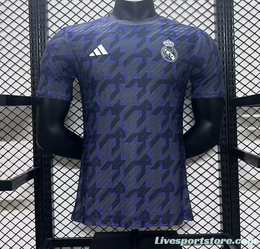 Player Version 23/24 Real Madrid Blue Navy Jersey