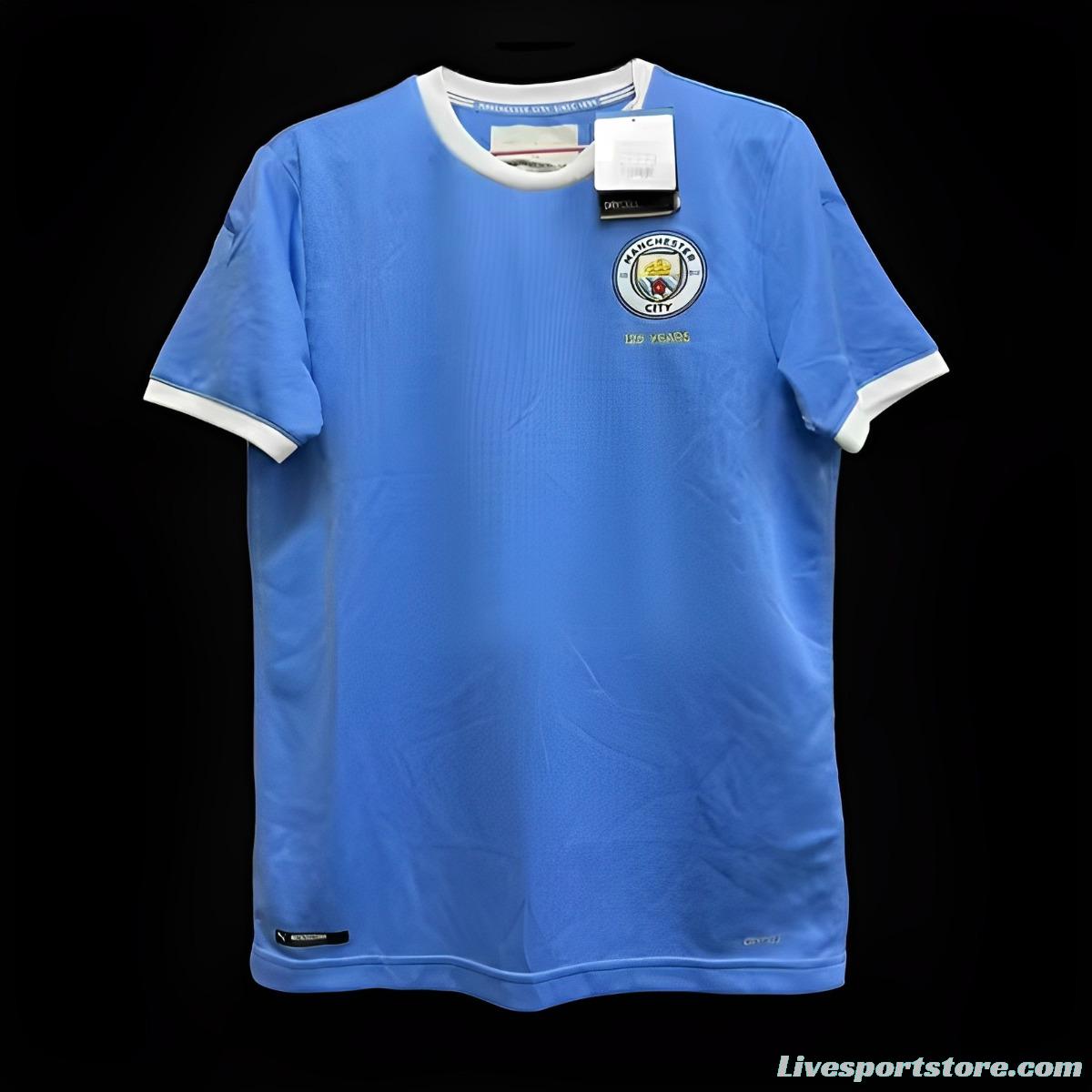 23/24 Manchester City Home 125Th Jersey