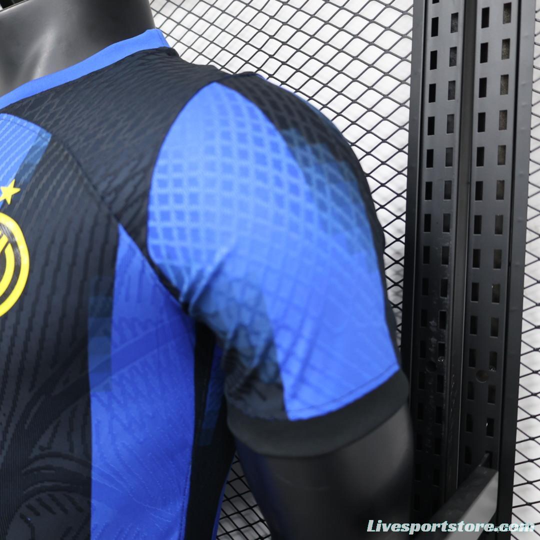 Player Version 23/24 Inter Milan x Transformers Home Special Jersey